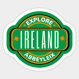 Abbeyleix Ireland - Irish Town Sticker